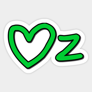 Oz Love Sticker